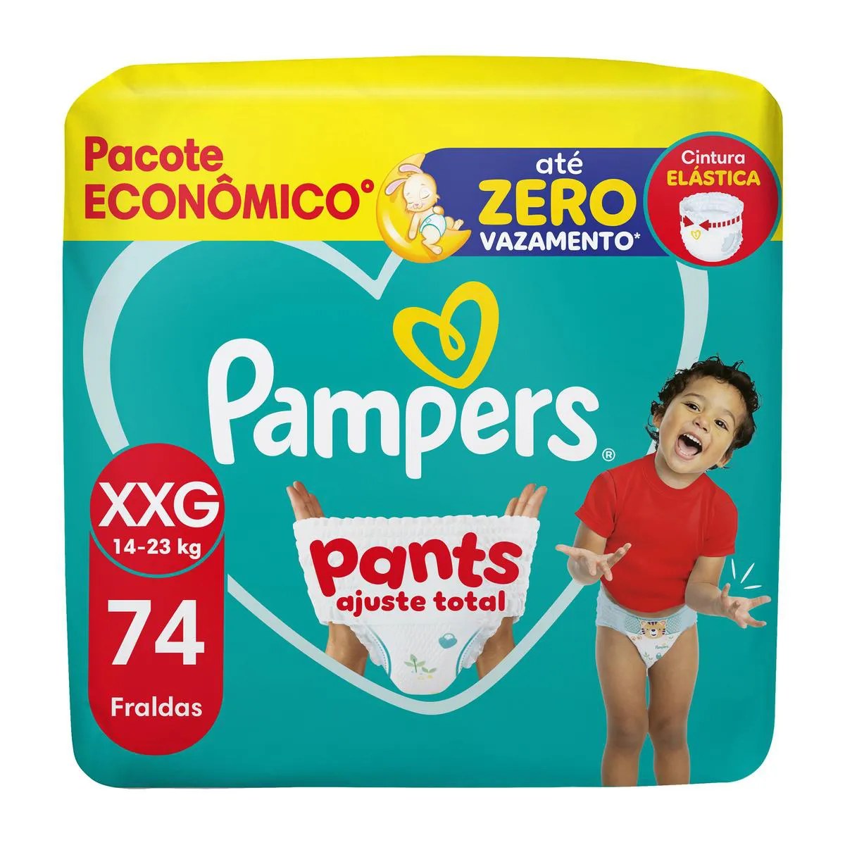 Fralda Calça Pampers Pants Ajuste Total XXG