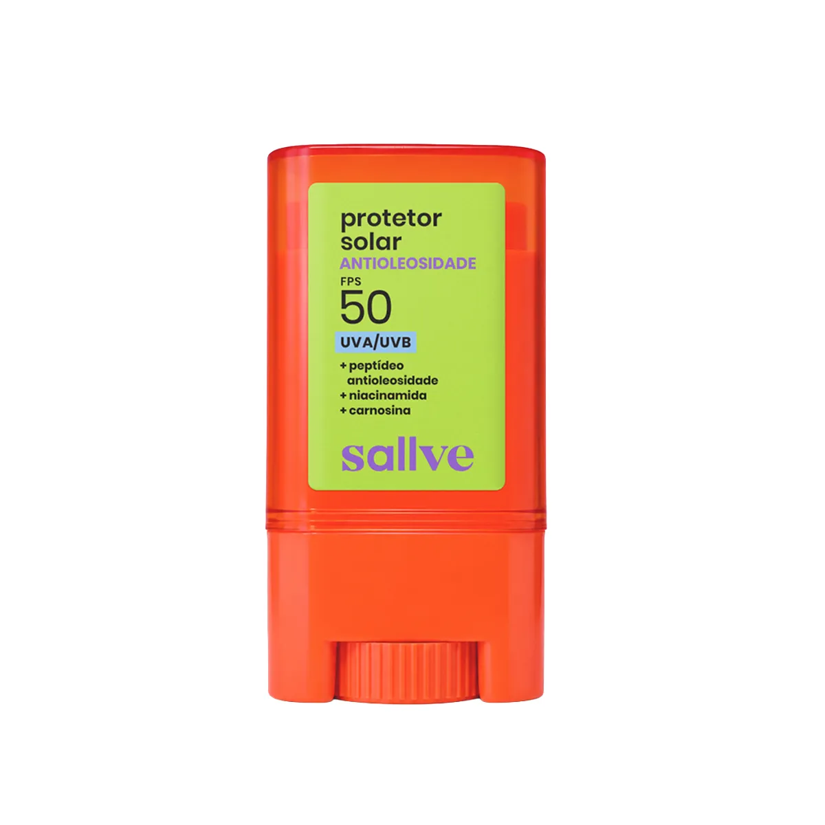 Protetor Solar Facial Antioleosidade Bastão Sallve FPS 50
