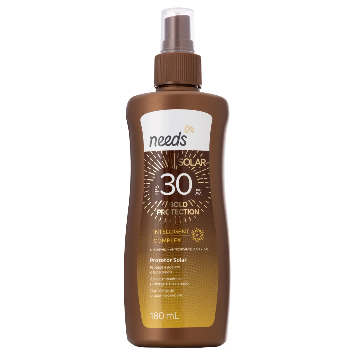 Protetor Solar Corporal Needs Solar Gold Protection Spray FPS 30