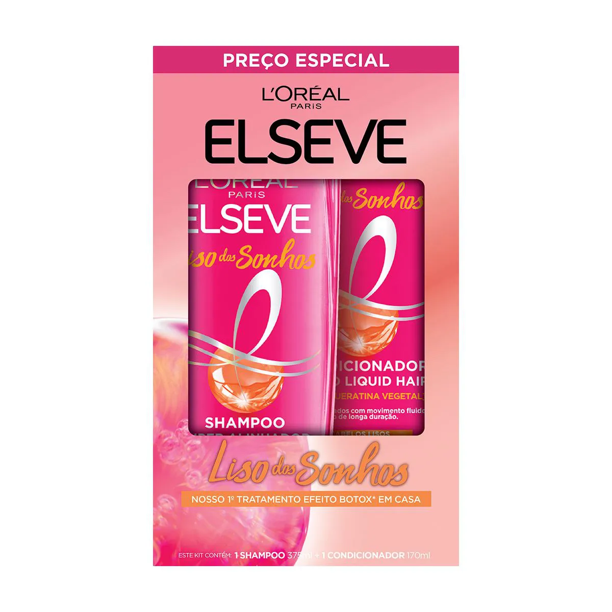 Kit Liso dos Sonhos Shampoo e Condicionador