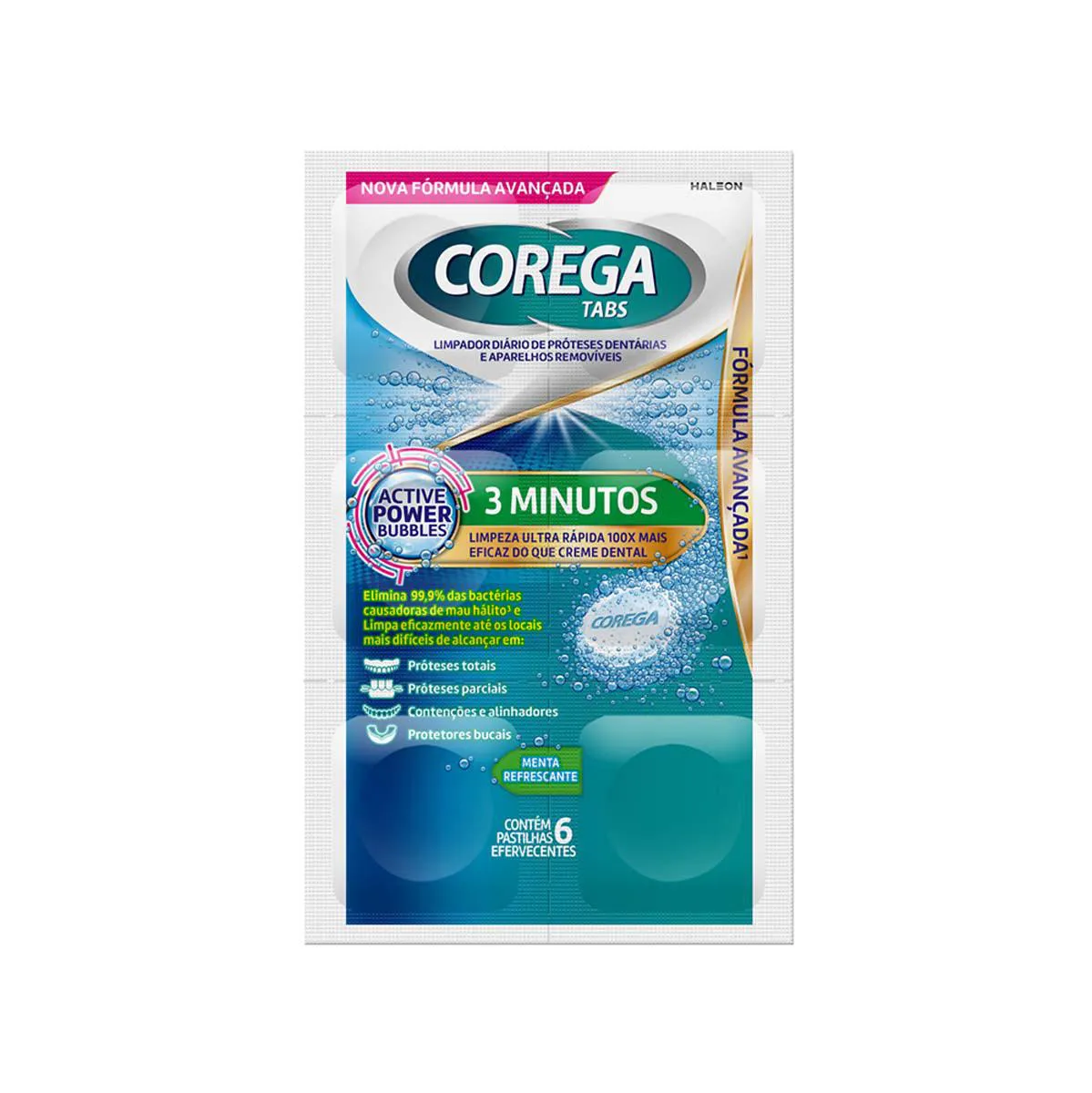 Corega Tabs Limpeza 3 Minutos