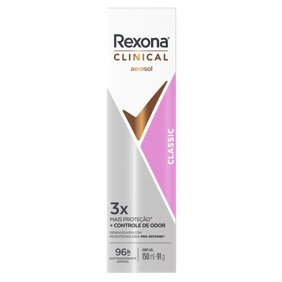 Desodorante Antitranspirante Aerosol Clinical Classic Feminino