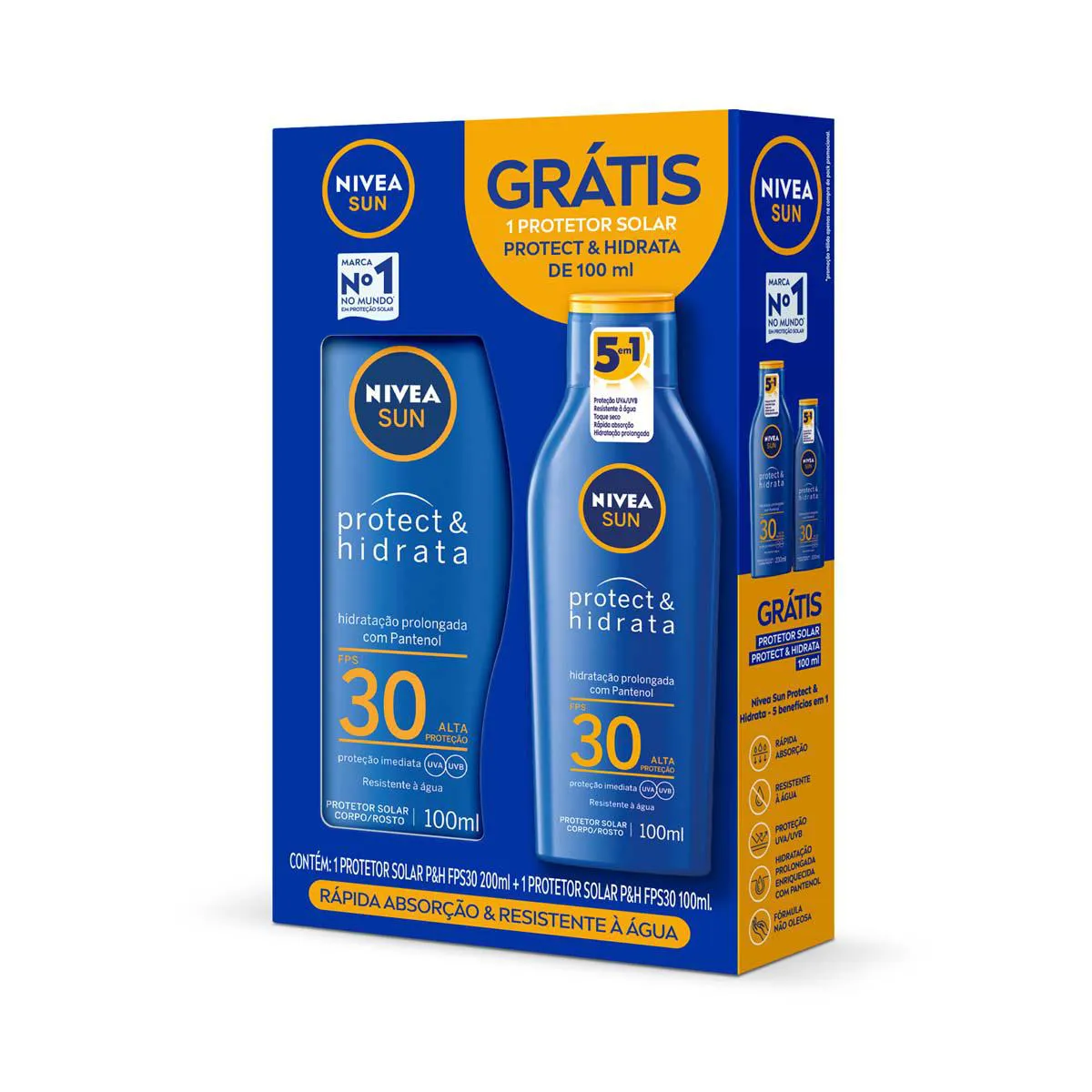 Kit Protetor Solar Nivea Sun Protect & Hidrata FPS 30