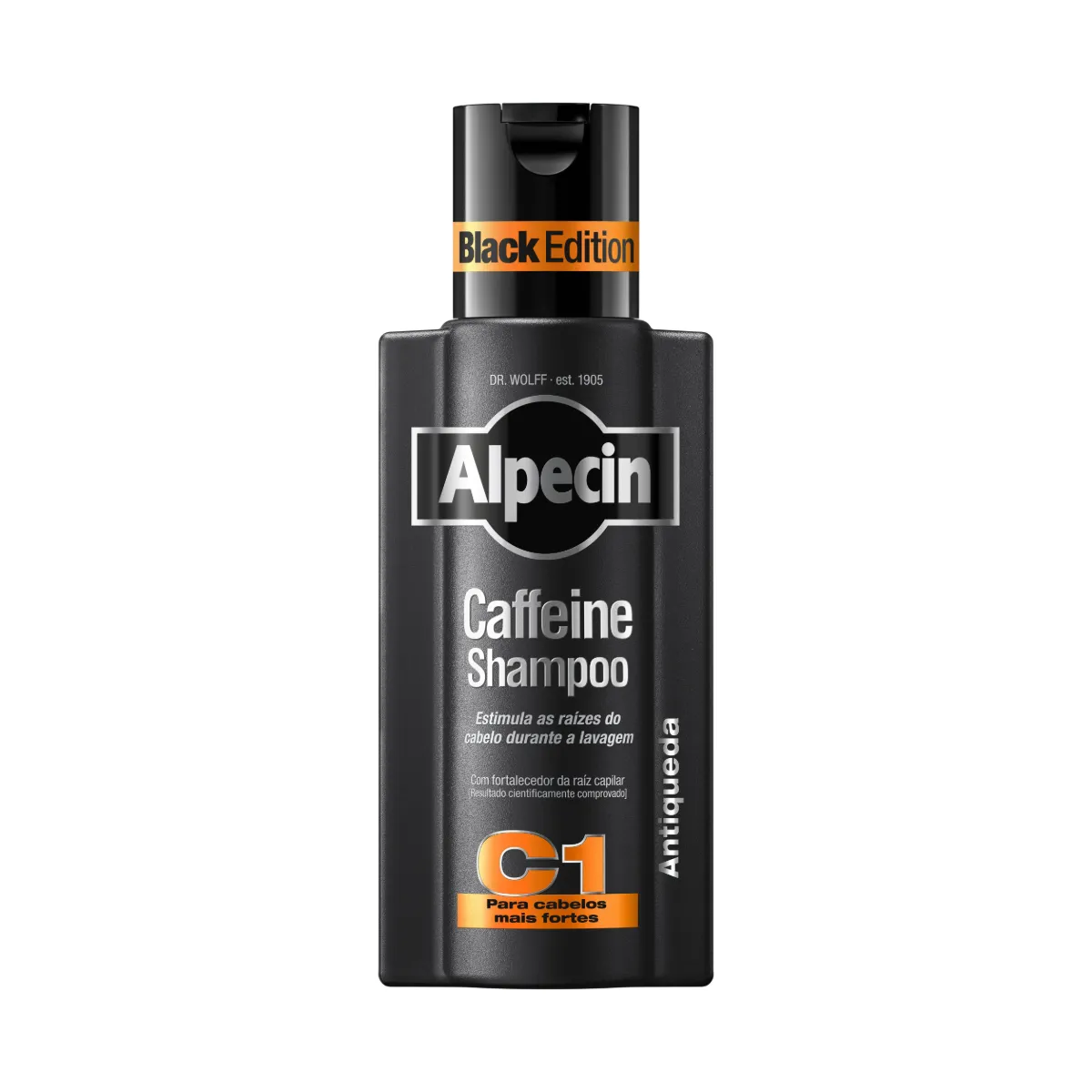 Shampoo Antiqueda Caffeine Black Edition