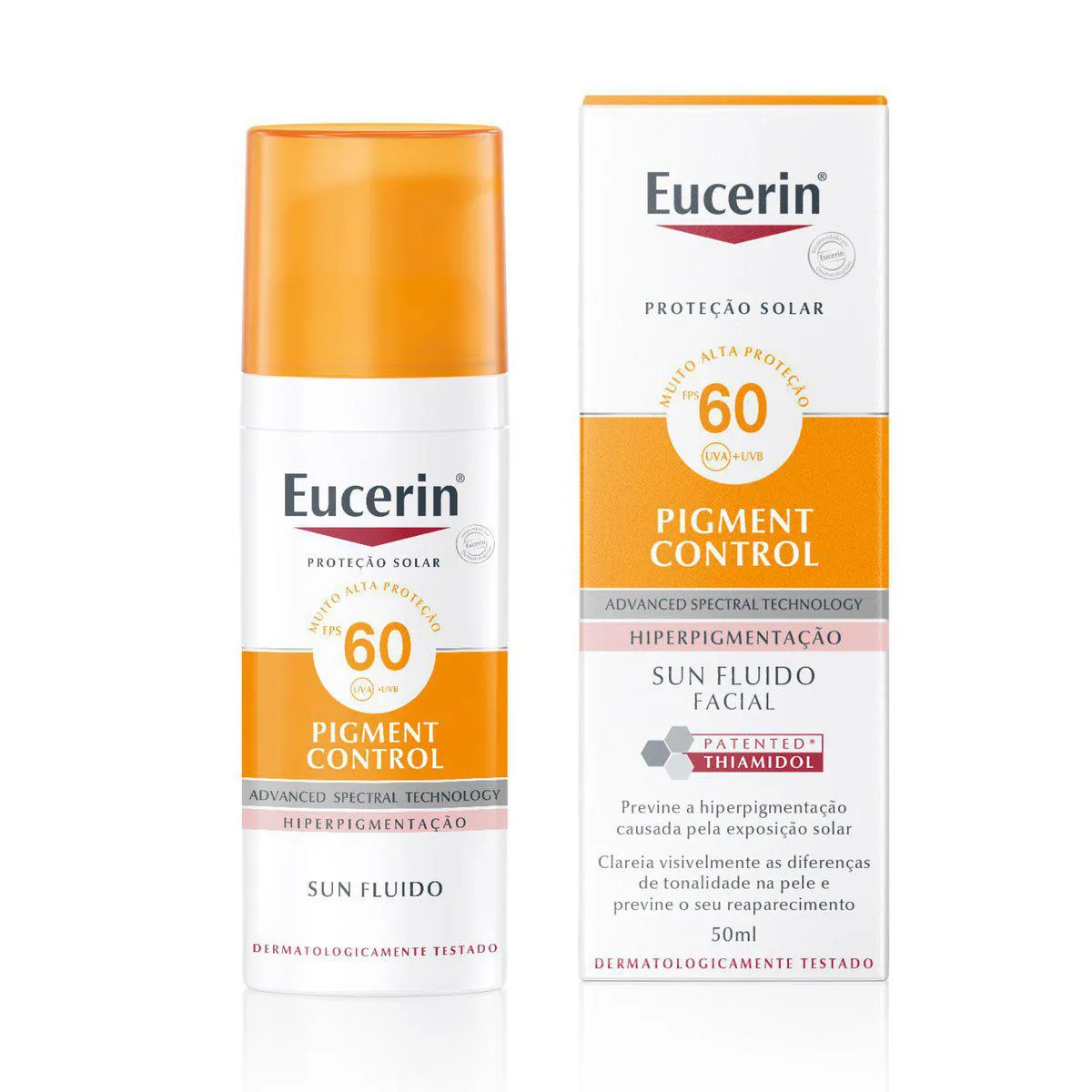 Protetor Solar Facial Eucerin Sun Pigment Control FPS 60