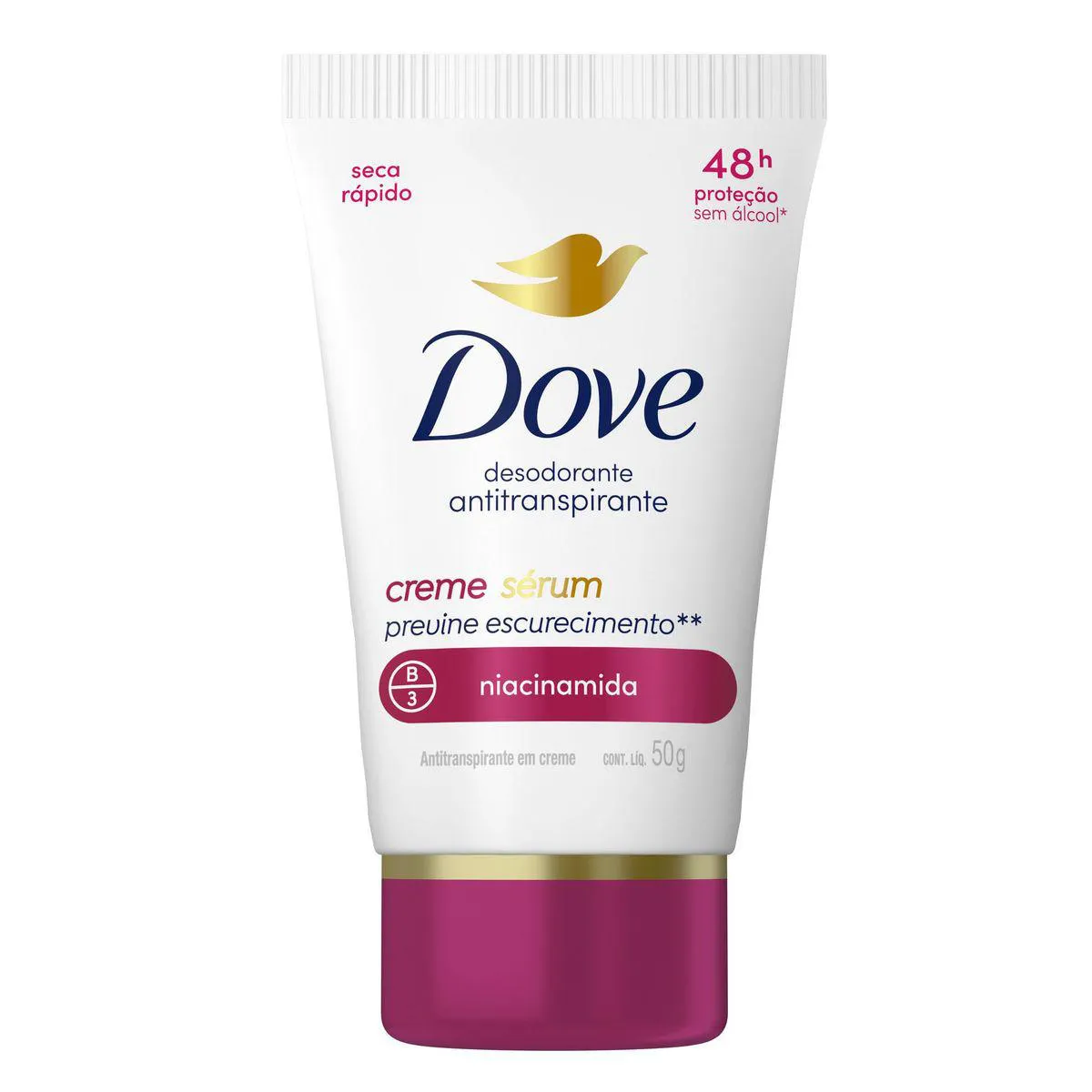 Desodorante Antitranspirante Creme Sérum Dove Previne Escurecimento 48h
